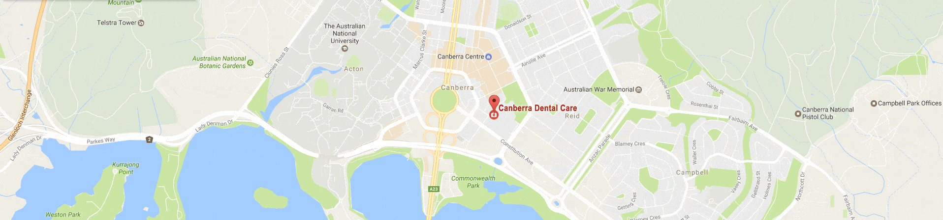 Canberra Dental Care location